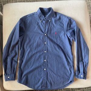 Ralph Lauren Navy Button Down Shirt